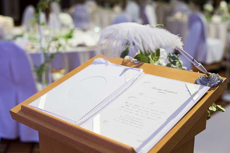 結婚証明書